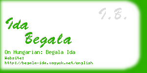 ida begala business card